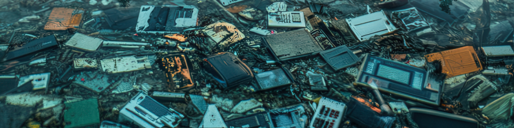 e-waste pollutes water
